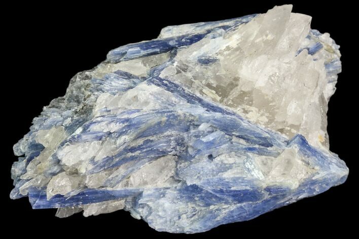 Vibrant Blue Kyanite Crystals in Quartz - Brazil #80386